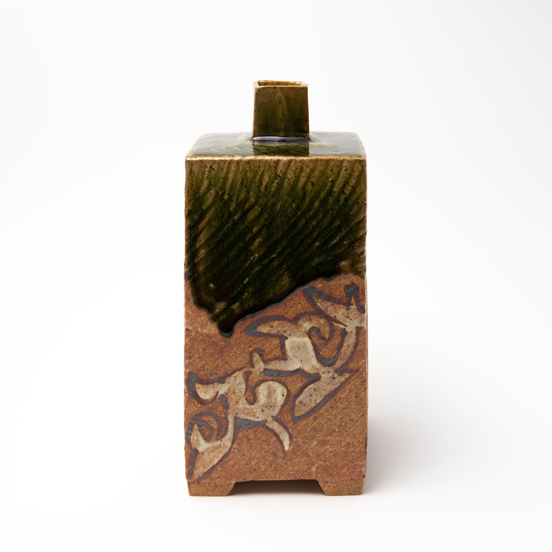 Vase carré