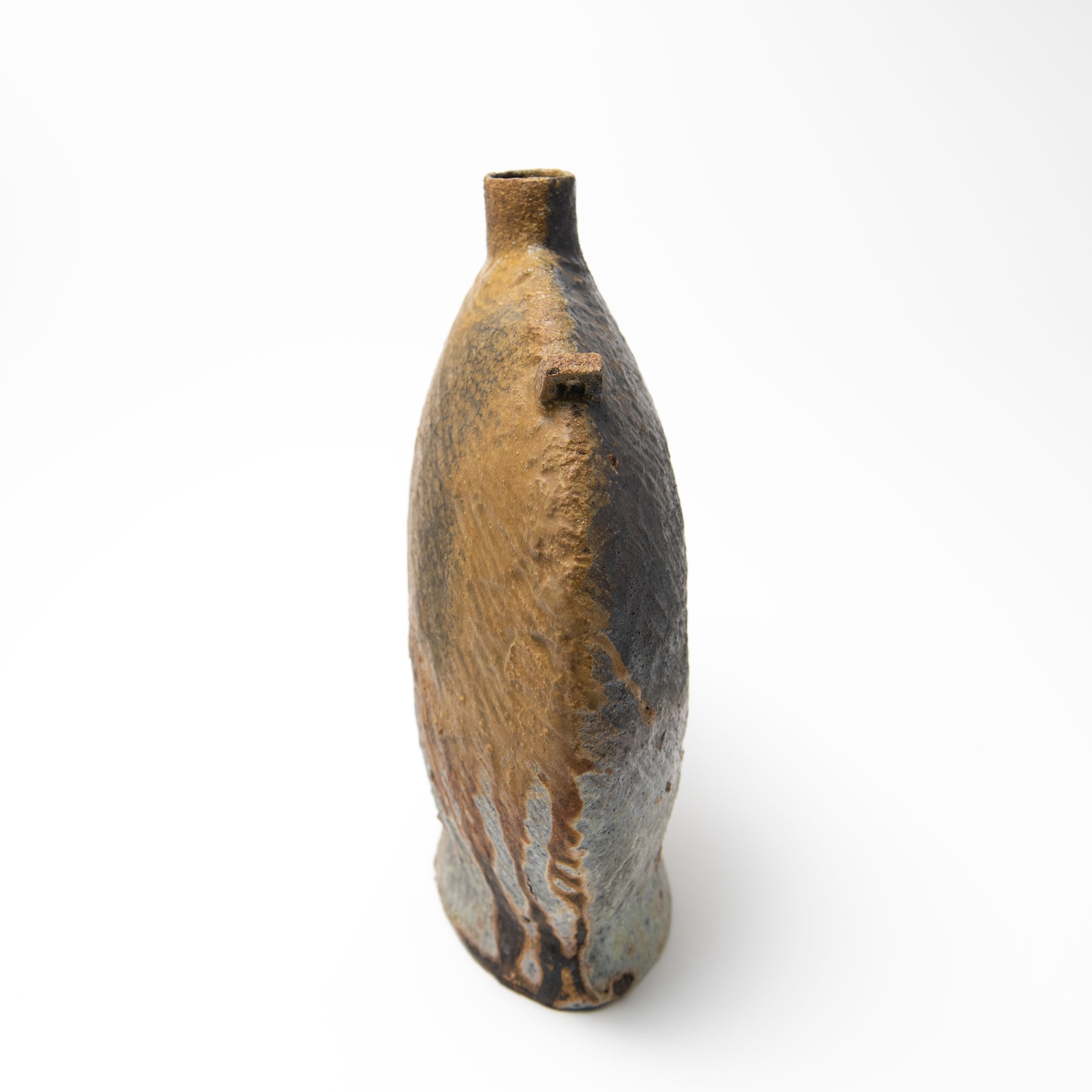 Vase rond et plat