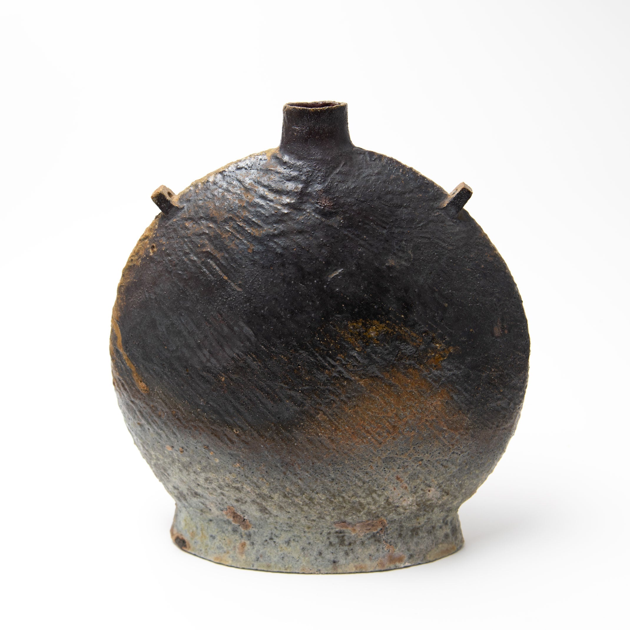 Vase rond et plat