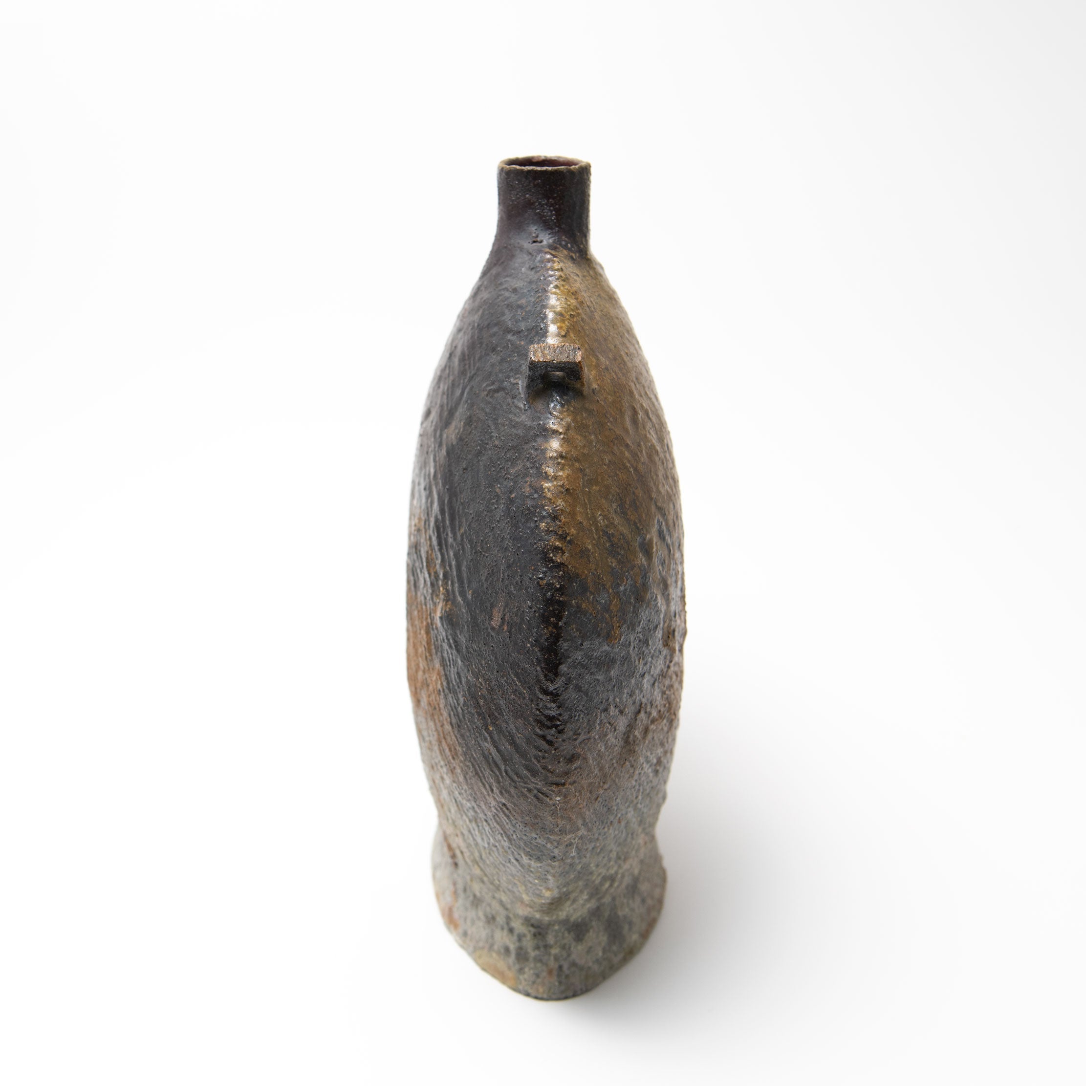 Vase rond et plat