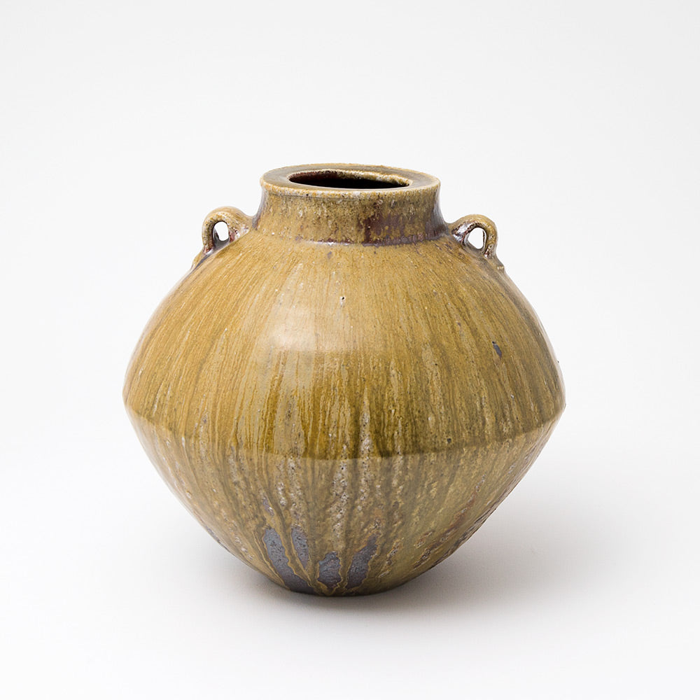 Vase Yohen à glaçure cendrée