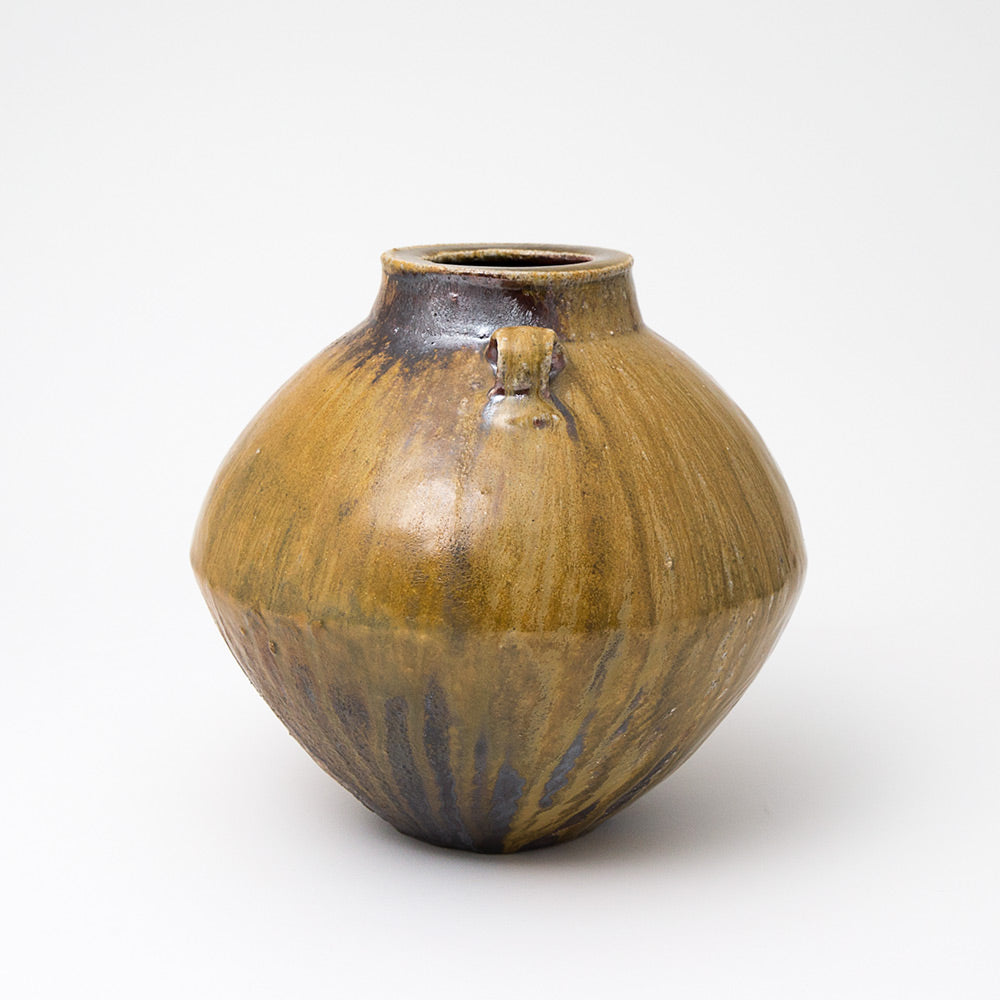 Vase Yohen à glaçure cendrée