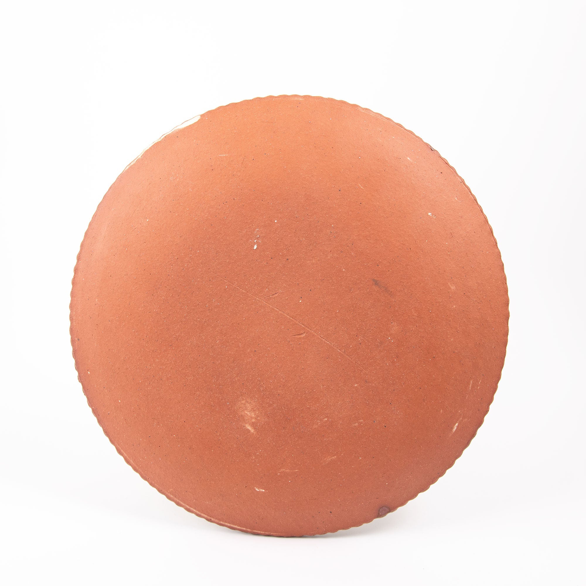 Assiette en faïence jaune